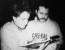 Remi Carreres y yo en Garage, Valencia (1987)