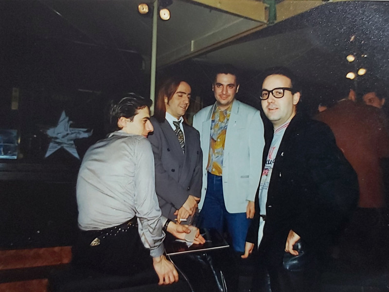 1991 presentacion disco comitecisne garage luis badenes remi arturoblay manolorock