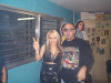 Con la cantante germana Doro Pesch (1999)