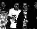 Fiesta presentaci&oacute;n I Valencia Sona. Nano C&oacute;mplices, Pepe Matarile, Miguel Angel Molero y Salva Mari (Pestano, 1998)