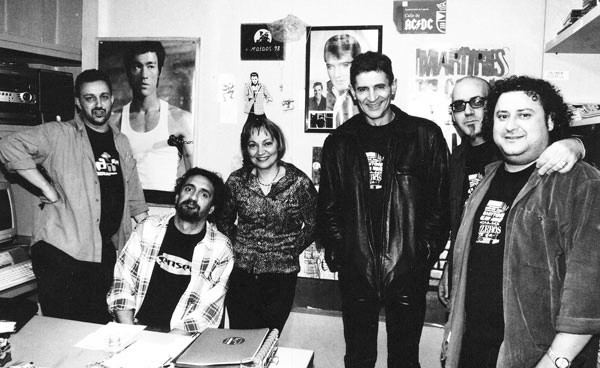 La peña de Radio 3: Juan Carlos Prieto, Rosa Pérez, Xabi Moreno y Fede Moreno, El Gato y yo. Final II Valencia Sona (2000)