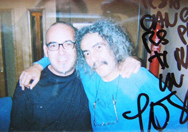 Yosi Suaves en plena grabación del disco Si yo fuera Dios (2003)