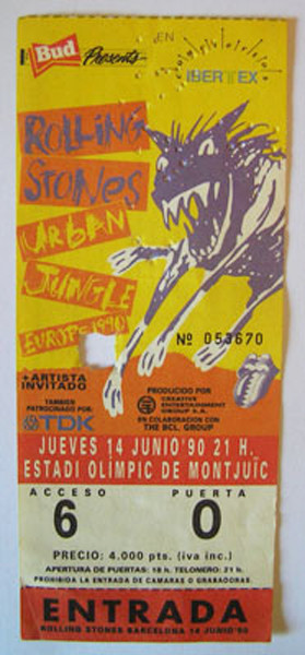 Pagada y no usada. Me quedé dormido y perdí el tren. 1990.